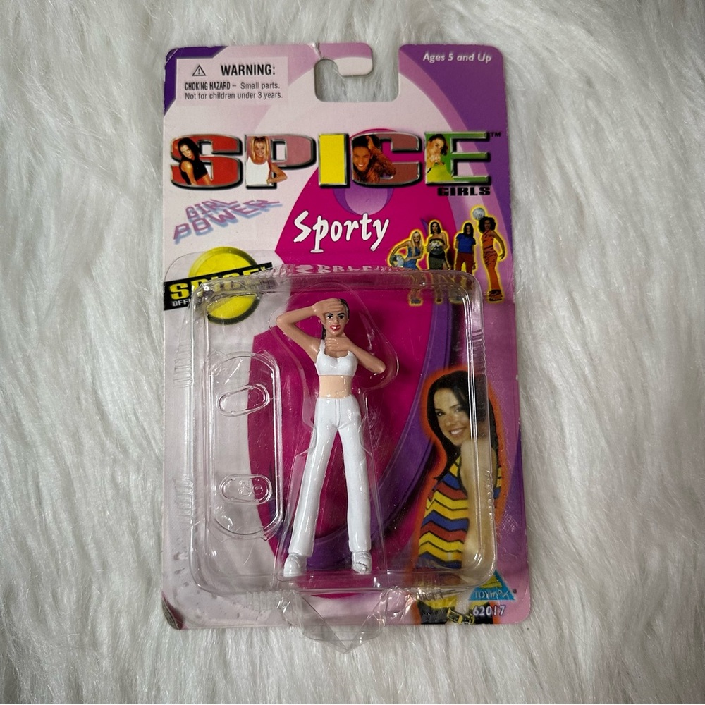 Spice Girls 1998 Sporty 3” Figure In White
